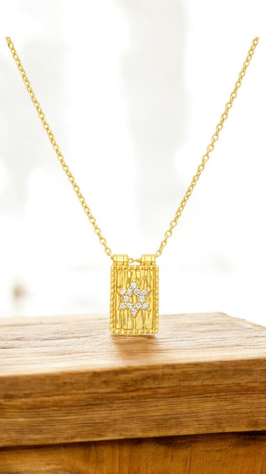 Collier "Regard Divin" Étoile de David