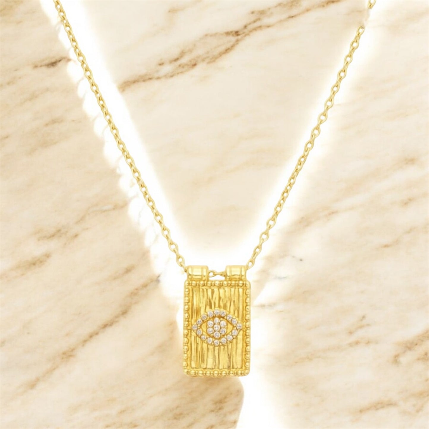 Collier "Regard Divin" œil
