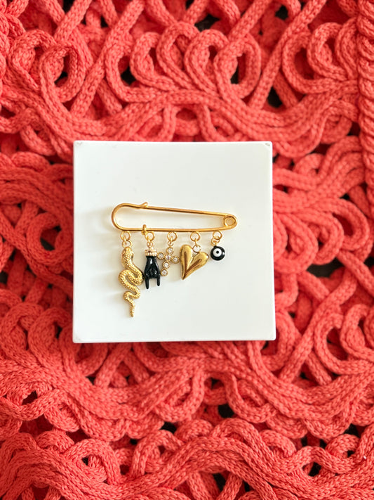 Broche Gold Love